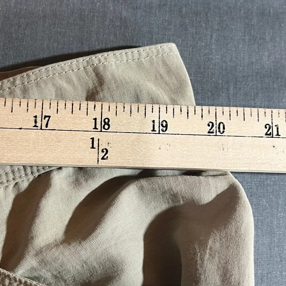 The North Face Pants Mens Size 40 Beige Khaki Nylon Outdoor‎ Hiking Pockets